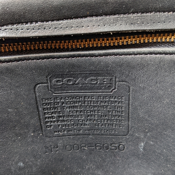 Vintage Coach Saddle Pouch №9585 in Gray - Picture 2 of 4